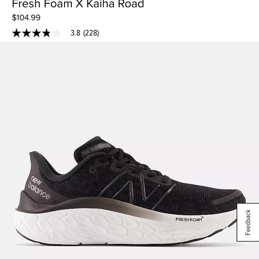 New Balance Black Fresh Foam X Sneakers
